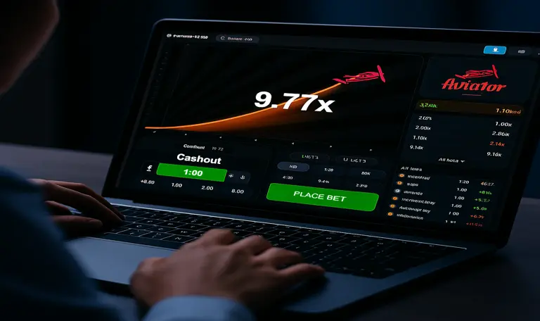 Aviator Crash Game Screenshot